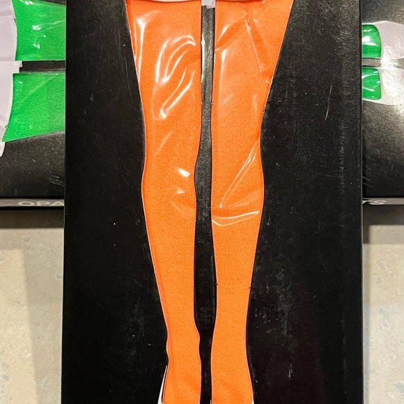 Neon Green, Pink, and Orange Tights Set - Picture 3 of 4